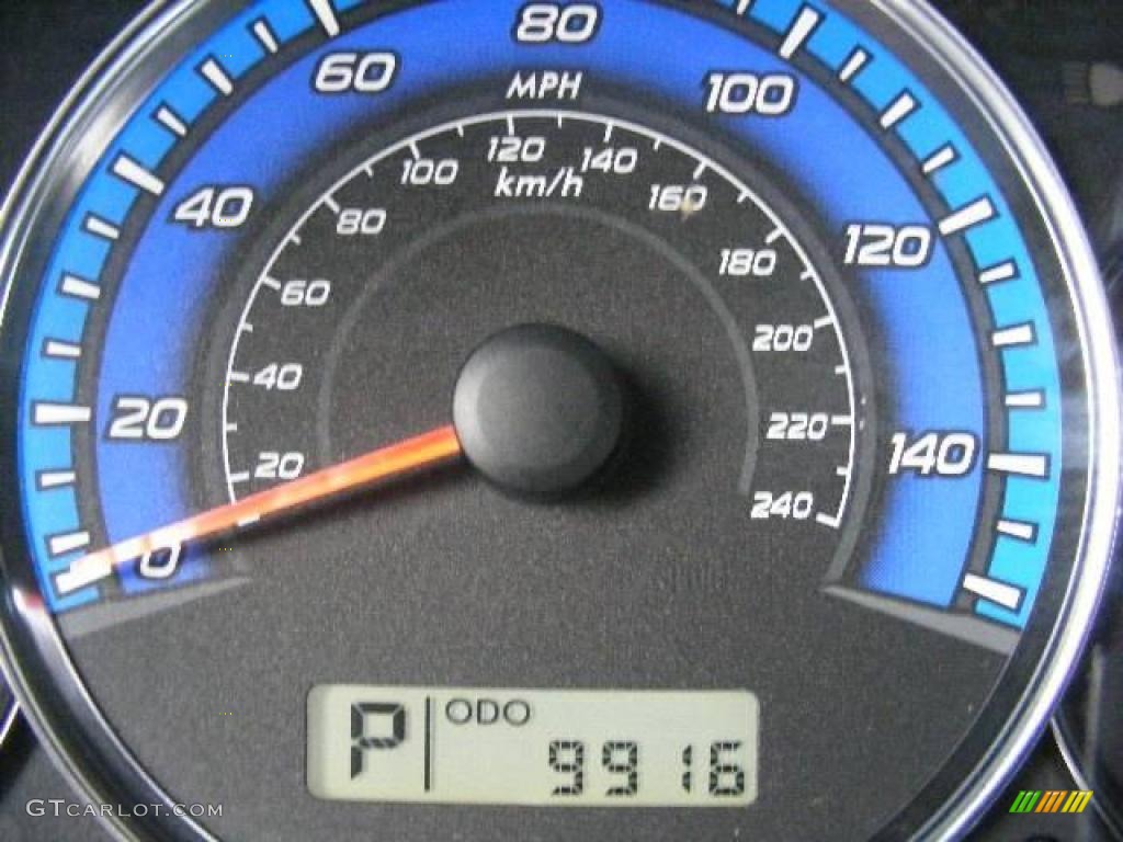 2009 Forester 2.5 X - Steel Silver Metallic / Platinum photo #17