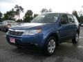 2009 Newport Blue Pearl Subaru Forester 2.5 X  photo #1