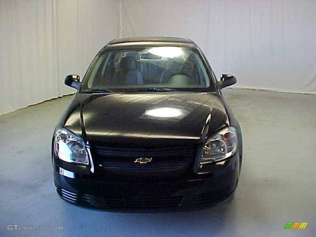 2009 Cobalt LT Sedan - Black / Gray photo #2