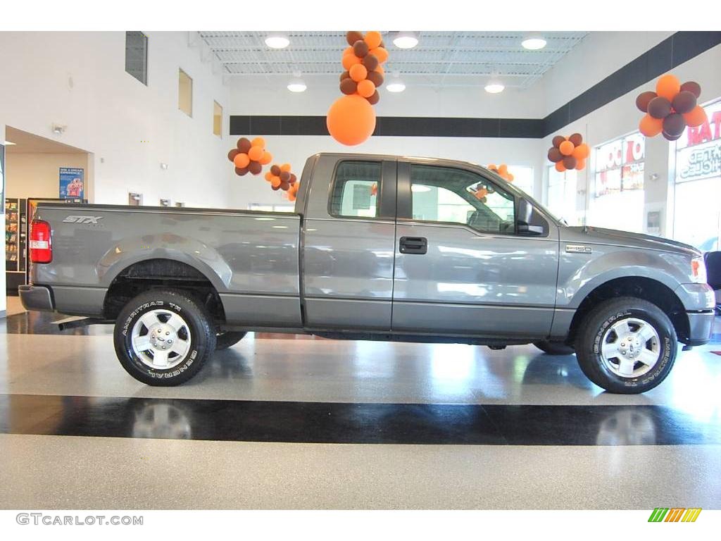 2006 F150 STX SuperCab 4x4 - Dark Shadow Grey Metallic / Medium/Dark Flint photo #8
