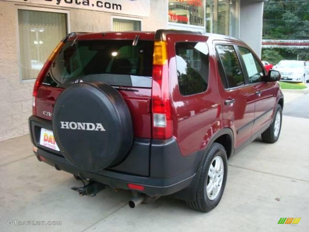 2003 CR-V EX 4WD - Chianti Red Pearl / Saddle photo #2
