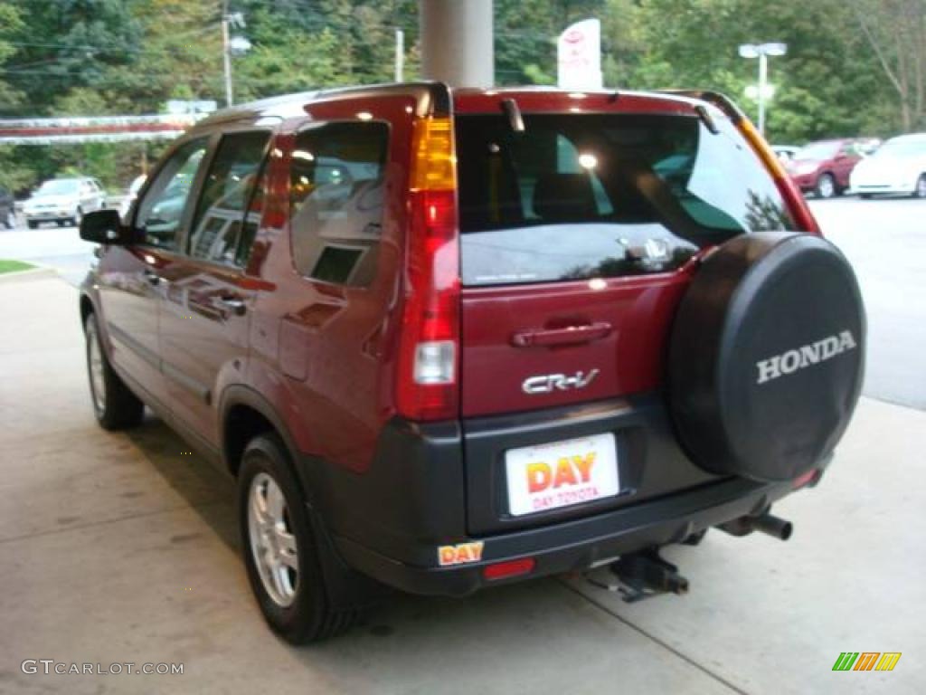 2003 CR-V EX 4WD - Chianti Red Pearl / Saddle photo #4