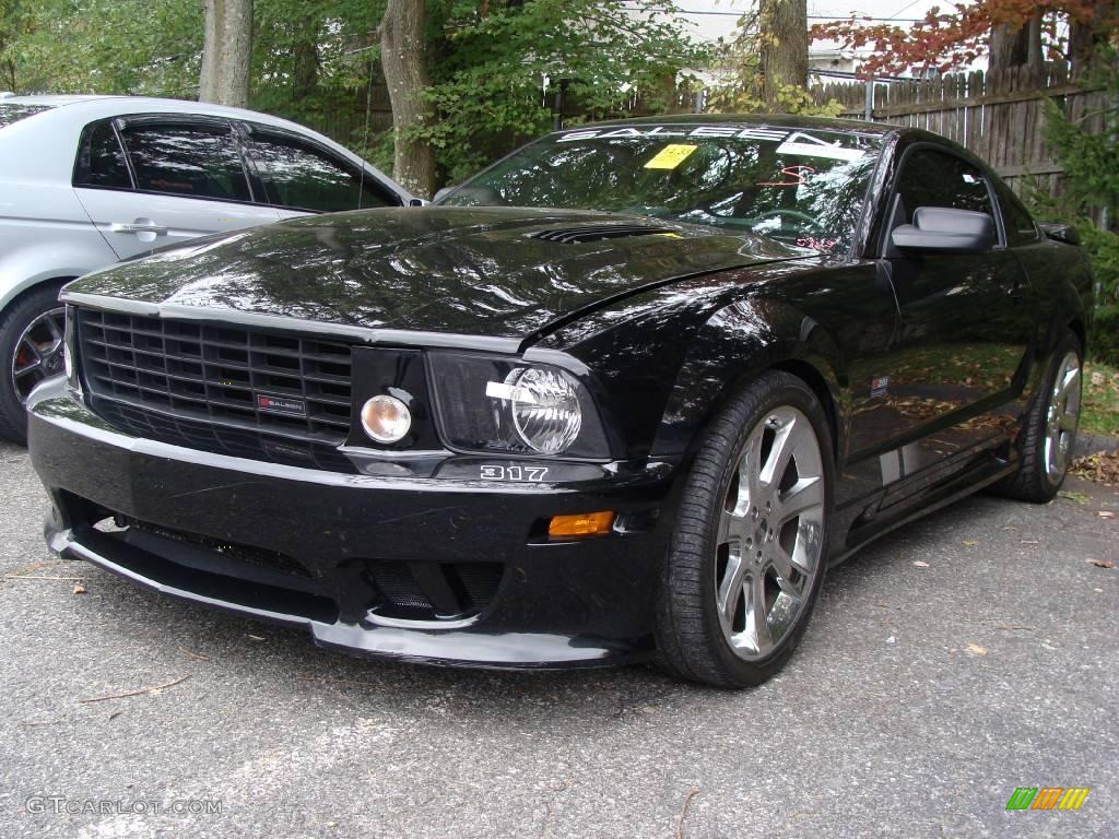 2007 Mustang Saleen S281 Supercharged Coupe - Black / Black/Dove Accent photo #1