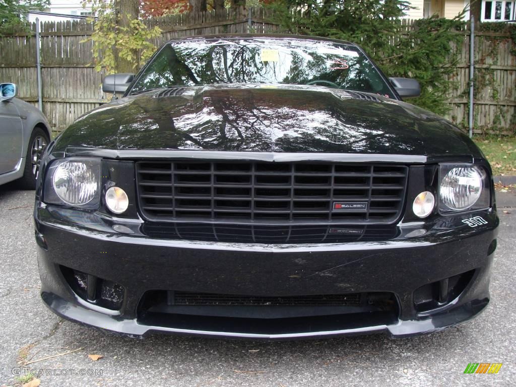2007 Mustang Saleen S281 Supercharged Coupe - Black / Black/Dove Accent photo #2