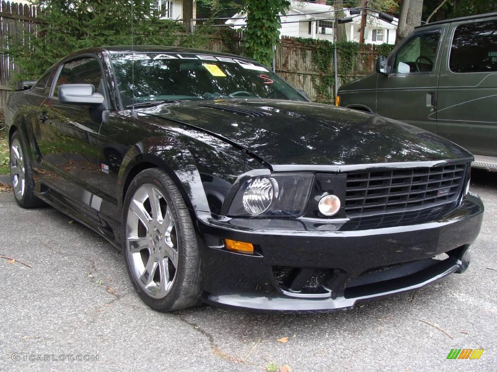 2007 Mustang Saleen S281 Supercharged Coupe - Black / Black/Dove Accent photo #3
