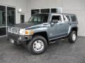 2006 Slate Blue Metallic Hummer H3   photo #3