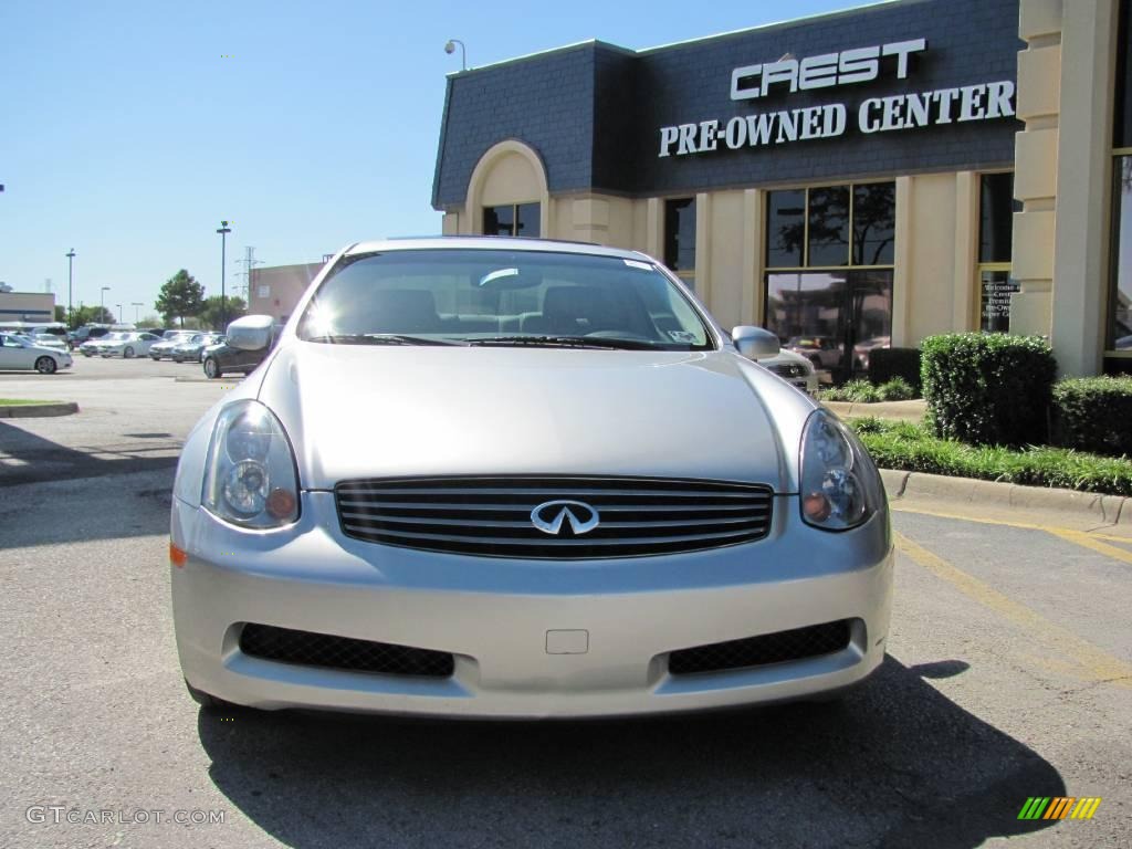 2005 G 35 Coupe - Brilliant Silver Metallic / Stone photo #2