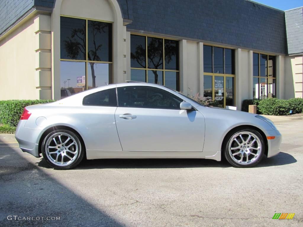 2005 G 35 Coupe - Brilliant Silver Metallic / Stone photo #7