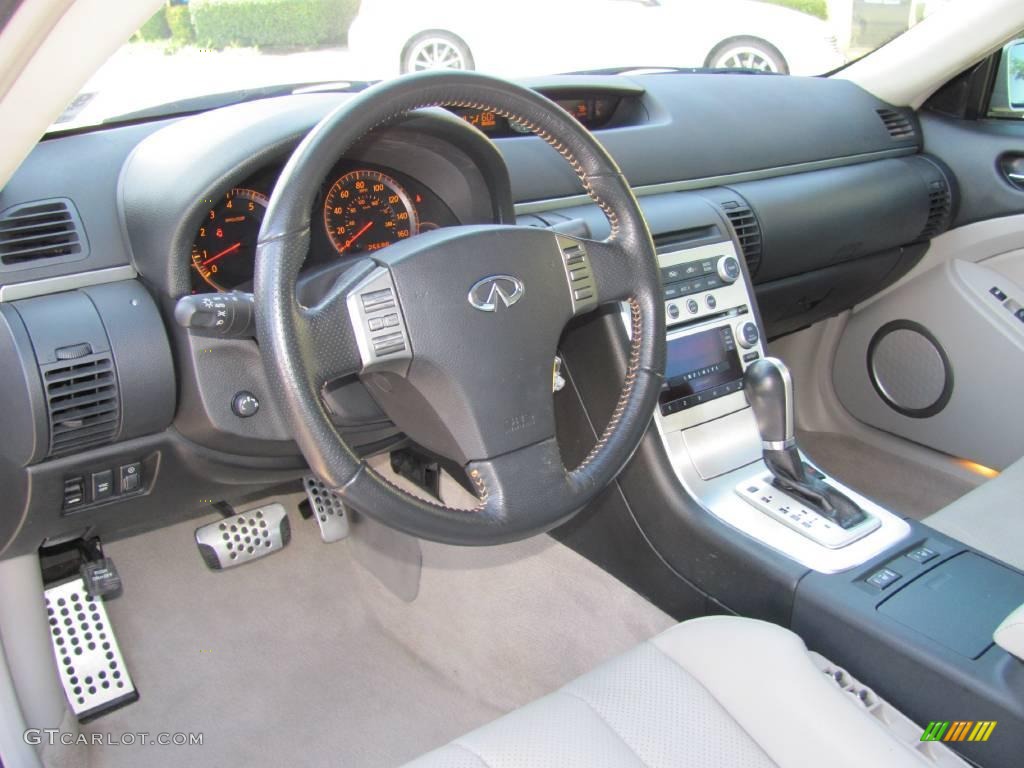 2005 G 35 Coupe - Brilliant Silver Metallic / Stone photo #13