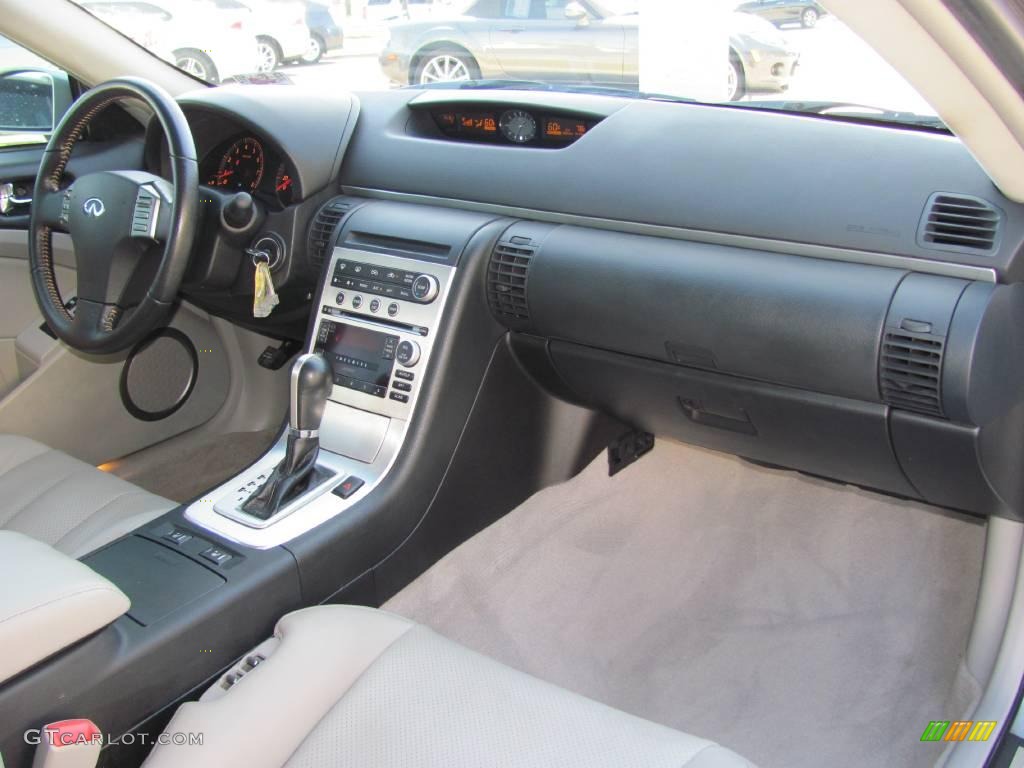 2005 G 35 Coupe - Brilliant Silver Metallic / Stone photo #14