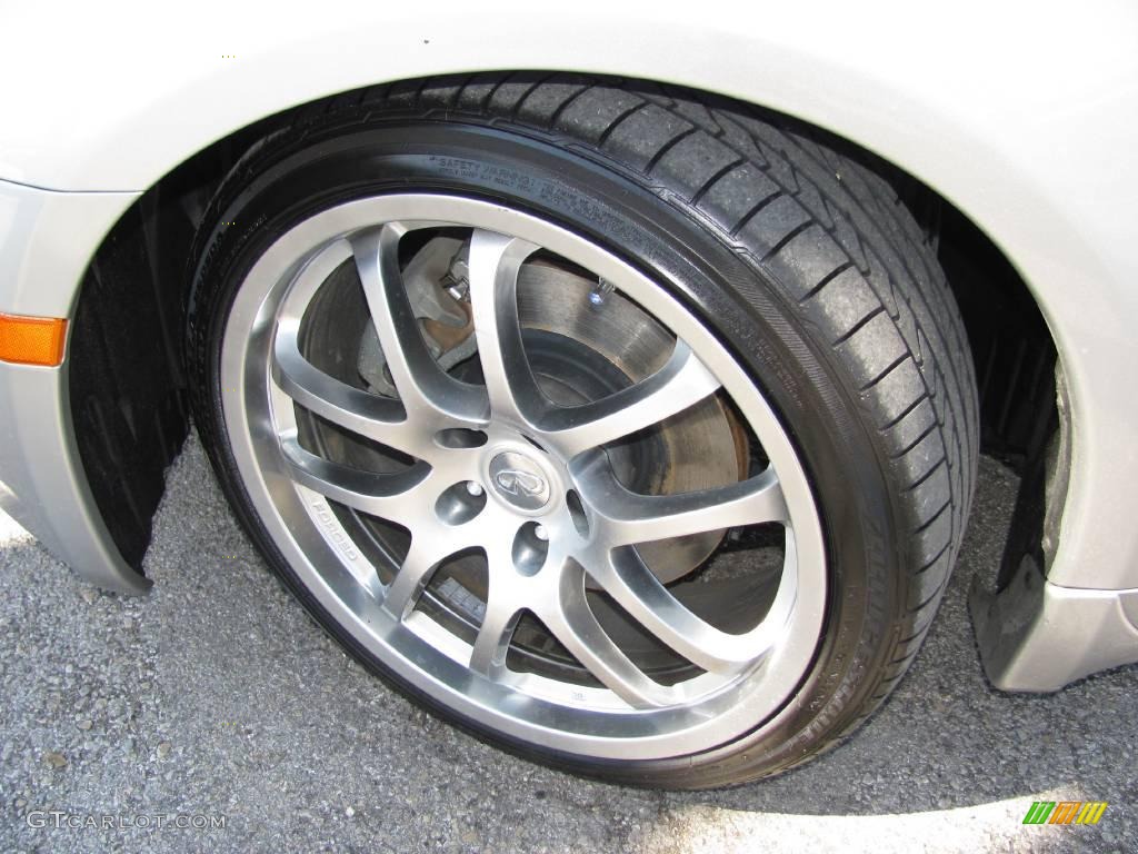 2005 G 35 Coupe - Brilliant Silver Metallic / Stone photo #18