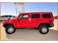 2008 Victory Red Hummer H3   photo #2