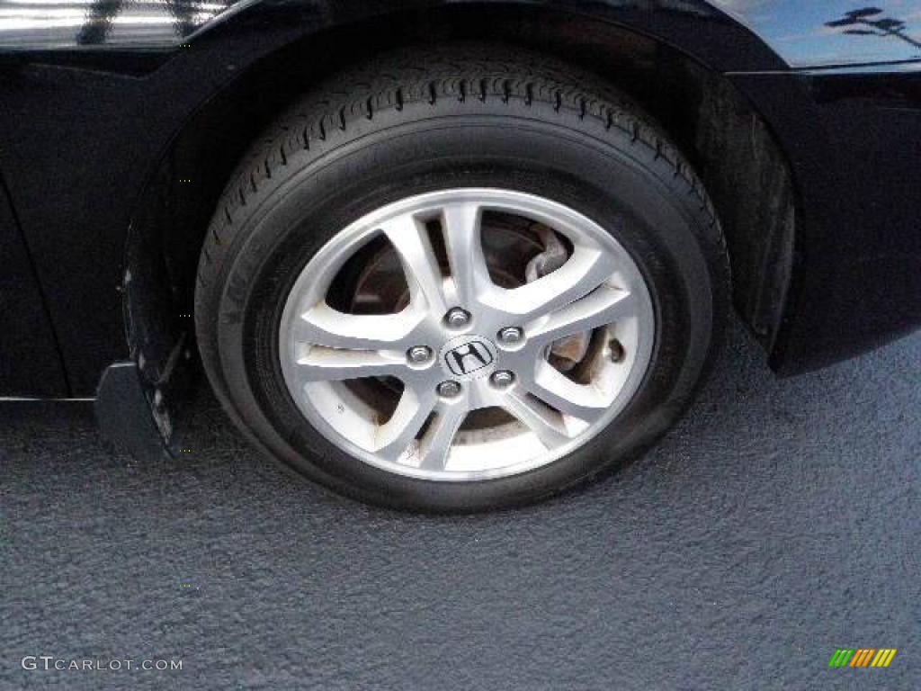 2007 Accord EX-L Sedan - Nighthawk Black Pearl / Black photo #7