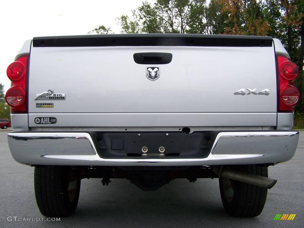 2008 Ram 1500 Big Horn Edition Quad Cab 4x4 - Bright Silver Metallic / Medium Slate Gray photo #6