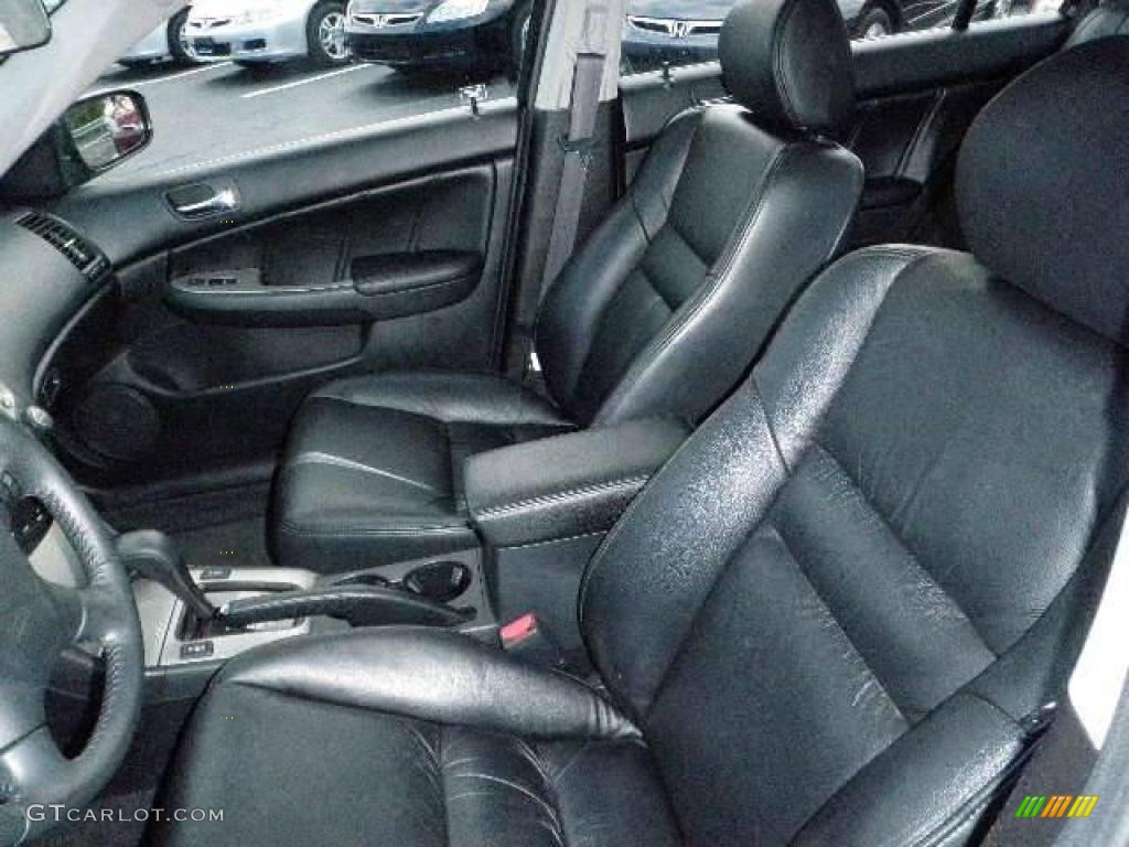 2007 Accord EX-L Sedan - Nighthawk Black Pearl / Black photo #14
