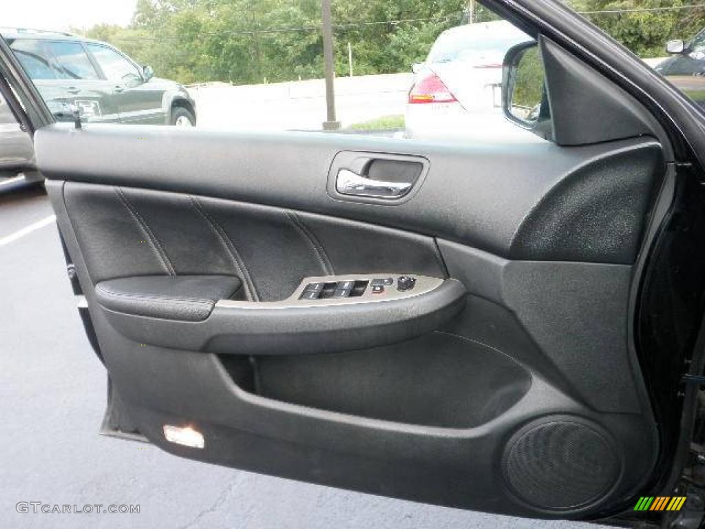 2007 Accord EX-L Sedan - Nighthawk Black Pearl / Black photo #17
