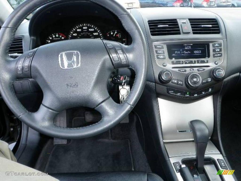 2007 Accord EX-L Sedan - Nighthawk Black Pearl / Black photo #18