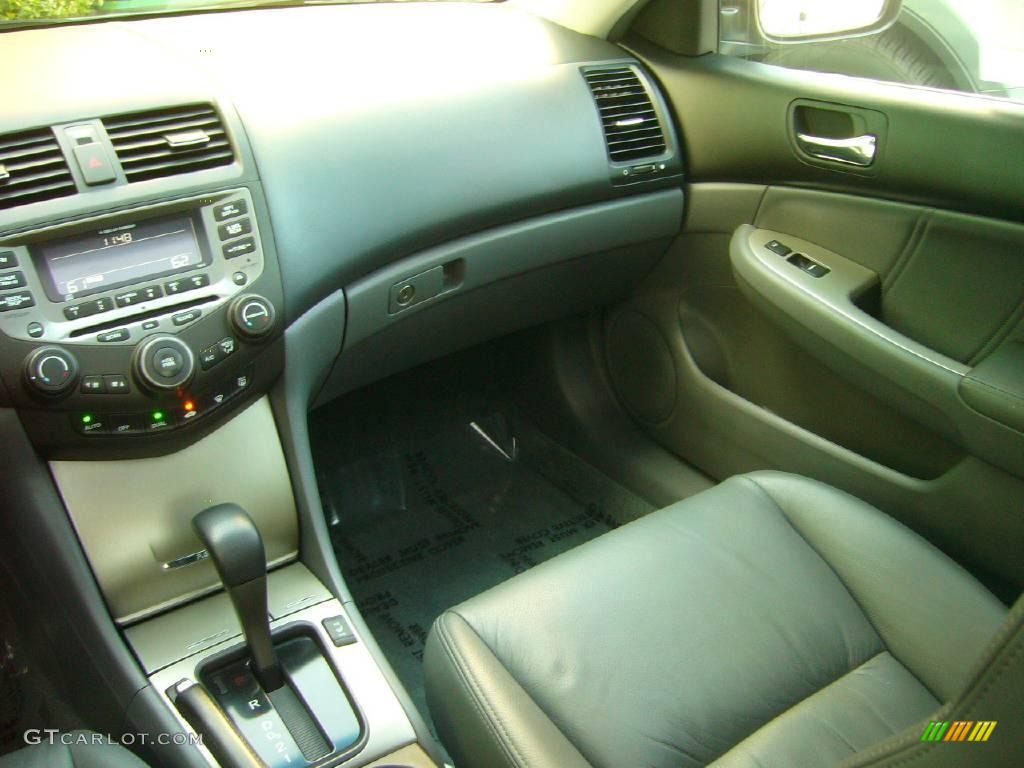 2007 Accord EX-L Sedan - Cool Blue Metallic / Gray photo #12