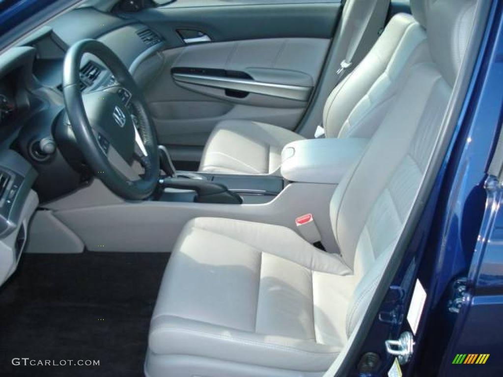 2008 Accord EX-L V6 Sedan - Royal Blue Pearl / Gray photo #10