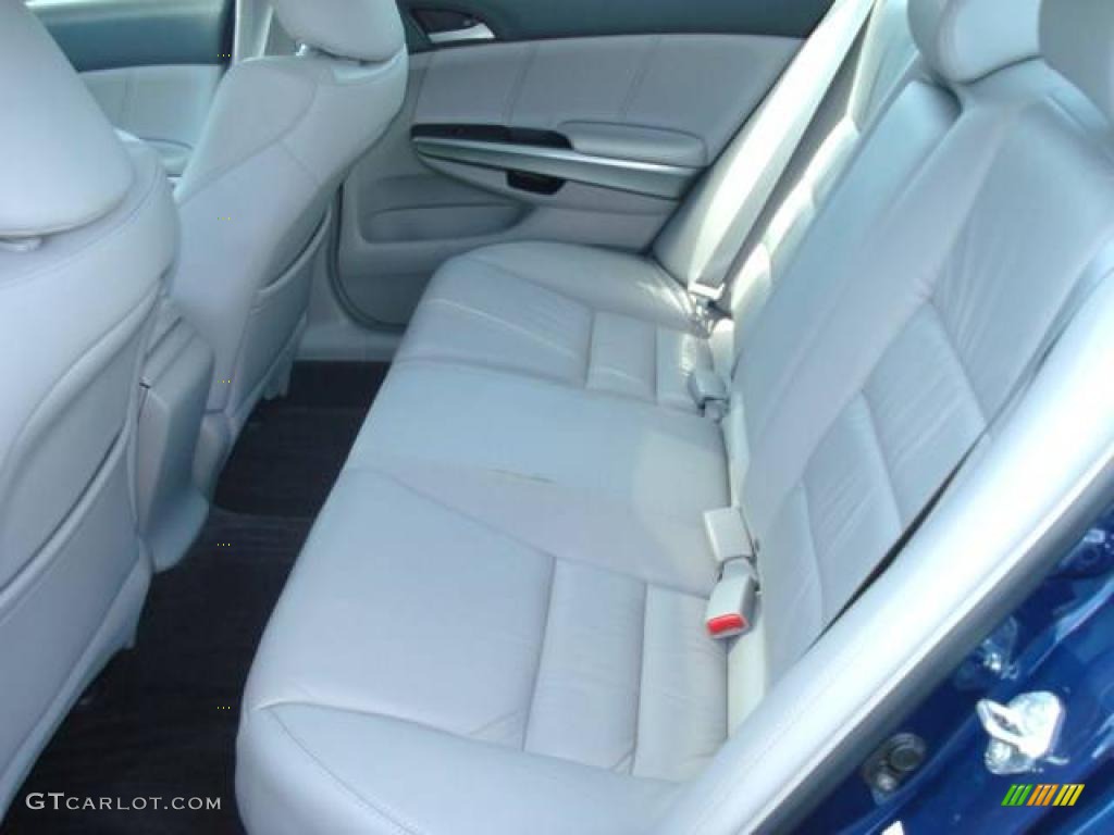 2008 Accord EX-L V6 Sedan - Royal Blue Pearl / Gray photo #11