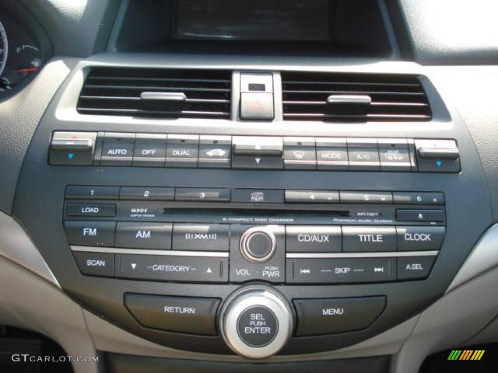 2008 Accord EX-L V6 Sedan - Royal Blue Pearl / Gray photo #15