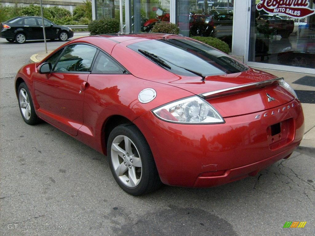 2008 Eclipse GS Coupe - Rave Red / Dark Charcoal photo #3