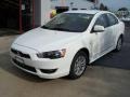 2010 Wicked White Metallic Mitsubishi Lancer ES  photo #1