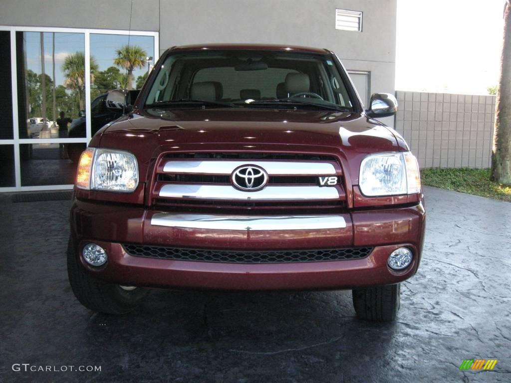 2006 Tundra SR5 Double Cab - Salsa Red Pearl / Light Charcoal photo #4