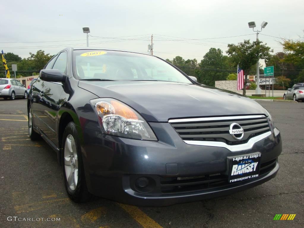 2007 Altima 2.5 SL - Dark Slate Metallic / Charcoal photo #14