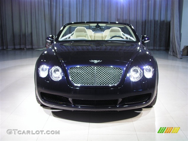 2007 Continental GTC  - Dark Sapphire / Magnolia/Nautic photo #4