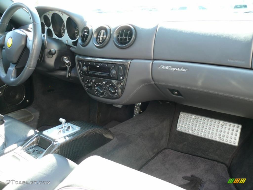 2003 Ferrari 360 Spider F1 Nero (Black) Dashboard Photo #19161537