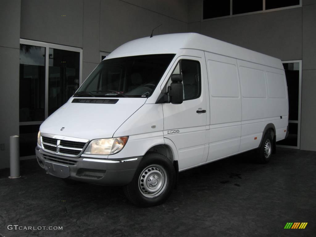 2004 Sprinter Van 2500 High Roof Commercial - Arctic White / Gray photo #1