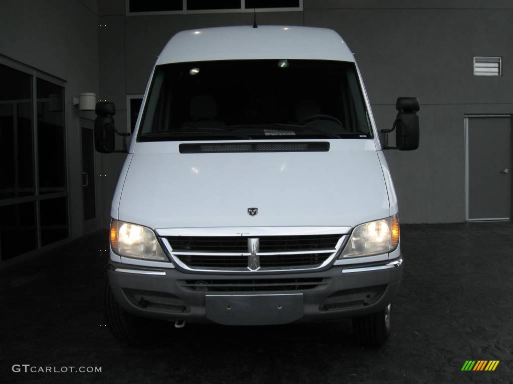 2004 Sprinter Van 2500 High Roof Commercial - Arctic White / Gray photo #3