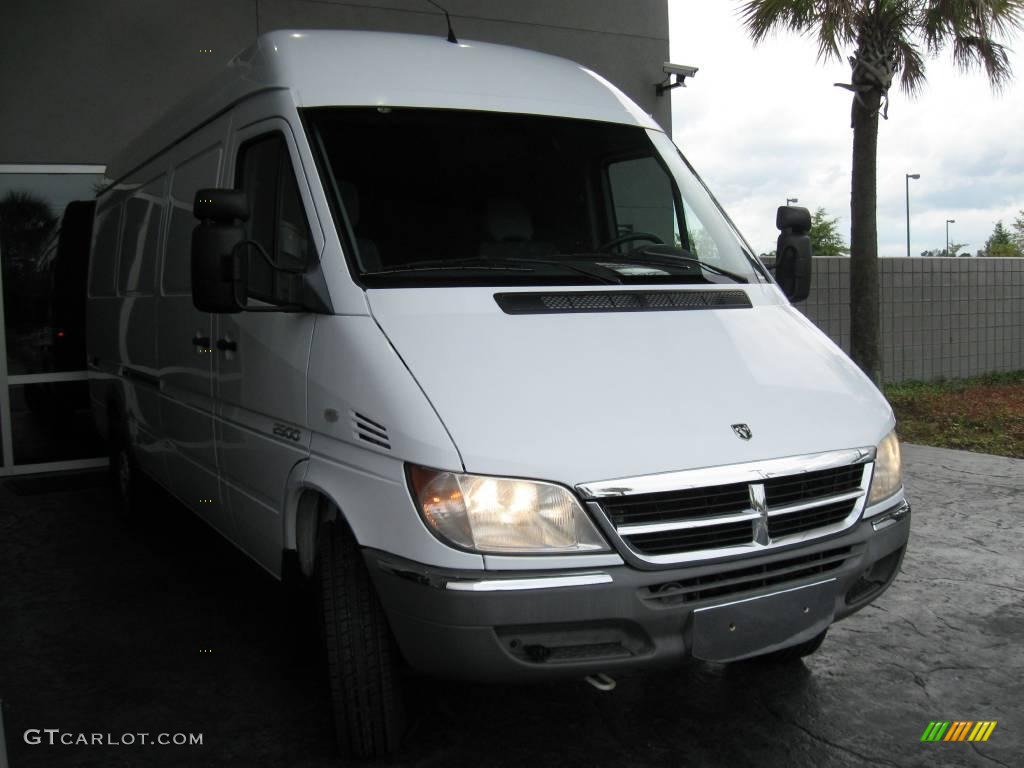 2004 Sprinter Van 2500 High Roof Commercial - Arctic White / Gray photo #4
