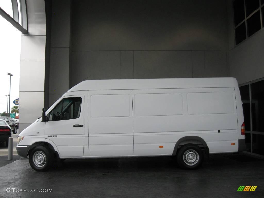 2004 Sprinter Van 2500 High Roof Commercial - Arctic White / Gray photo #6