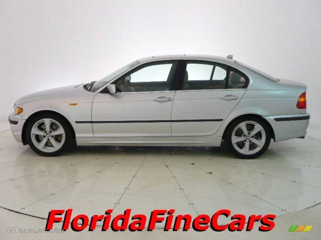 2004 3 Series 330i Sedan - Titanium Silver Metallic / Grey photo #3