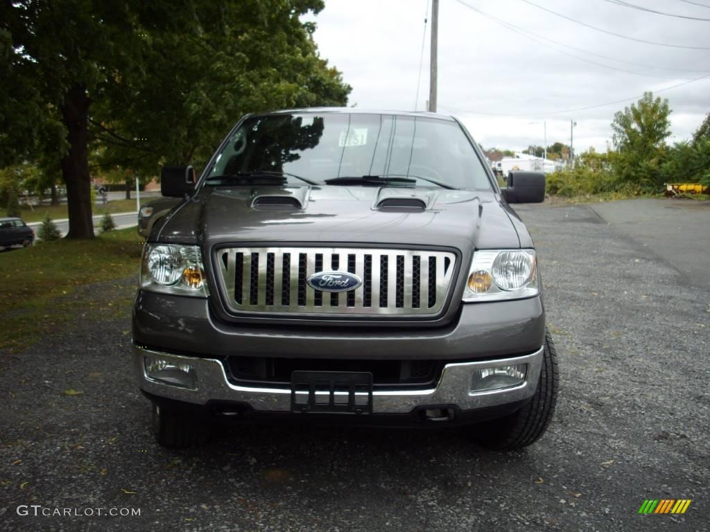 2004 F150 XLT SuperCab 4x4 - Dark Shadow Grey Metallic / Dark Flint photo #2