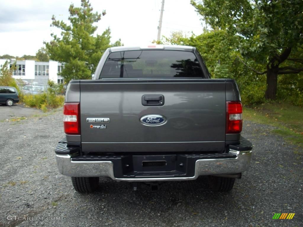 2004 F150 XLT SuperCab 4x4 - Dark Shadow Grey Metallic / Dark Flint photo #5