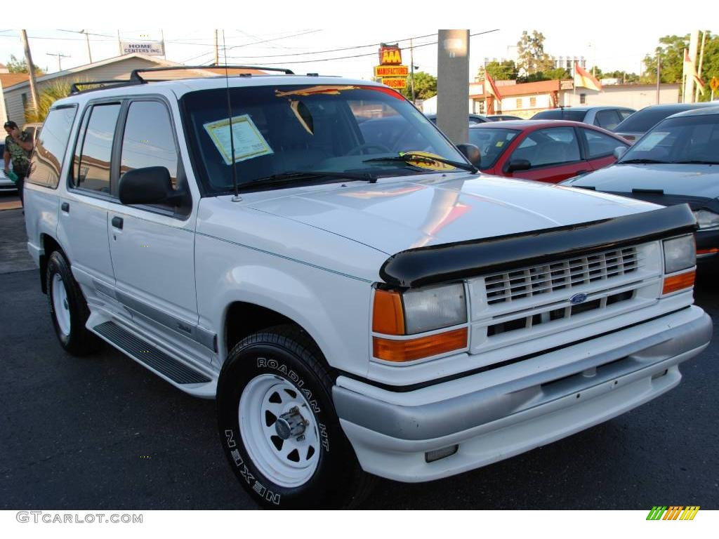 Oxford White Ford Explorer