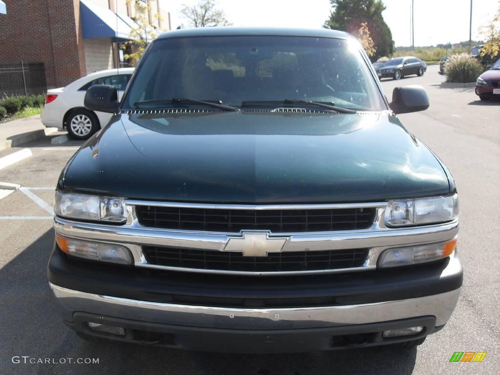 2003 Suburban 1500 LT 4x4 - Dark Green Metallic / Gray/Dark Charcoal photo #3