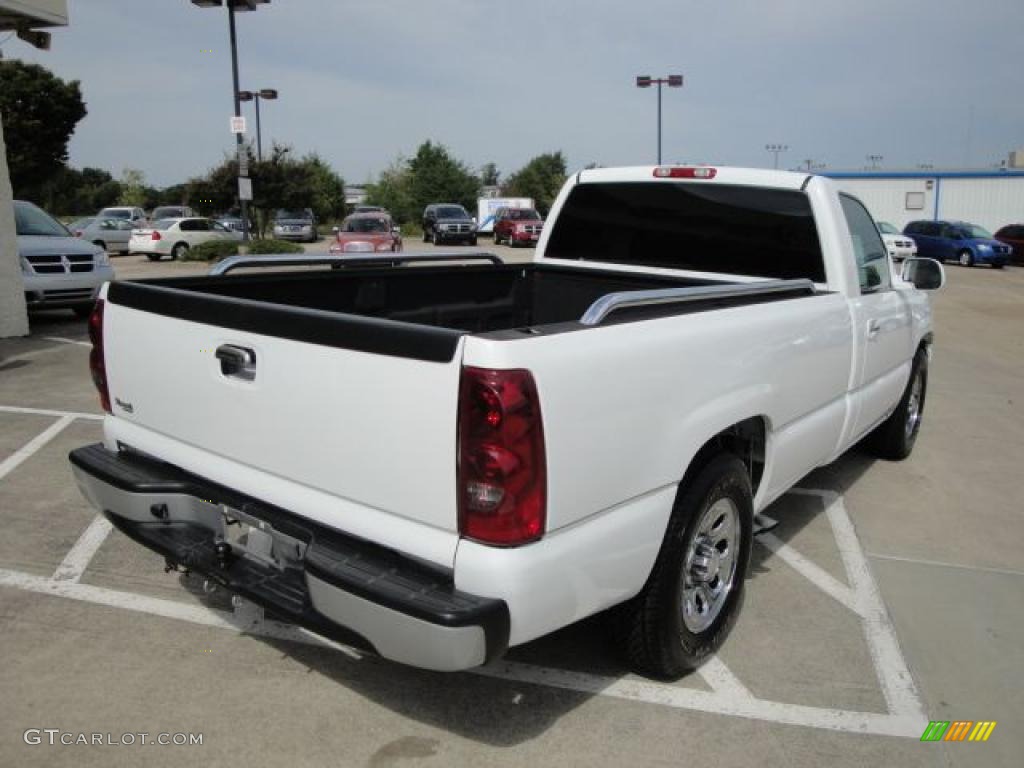 2005 Silverado 1500 Regular Cab - Summit White / Medium Gray photo #4