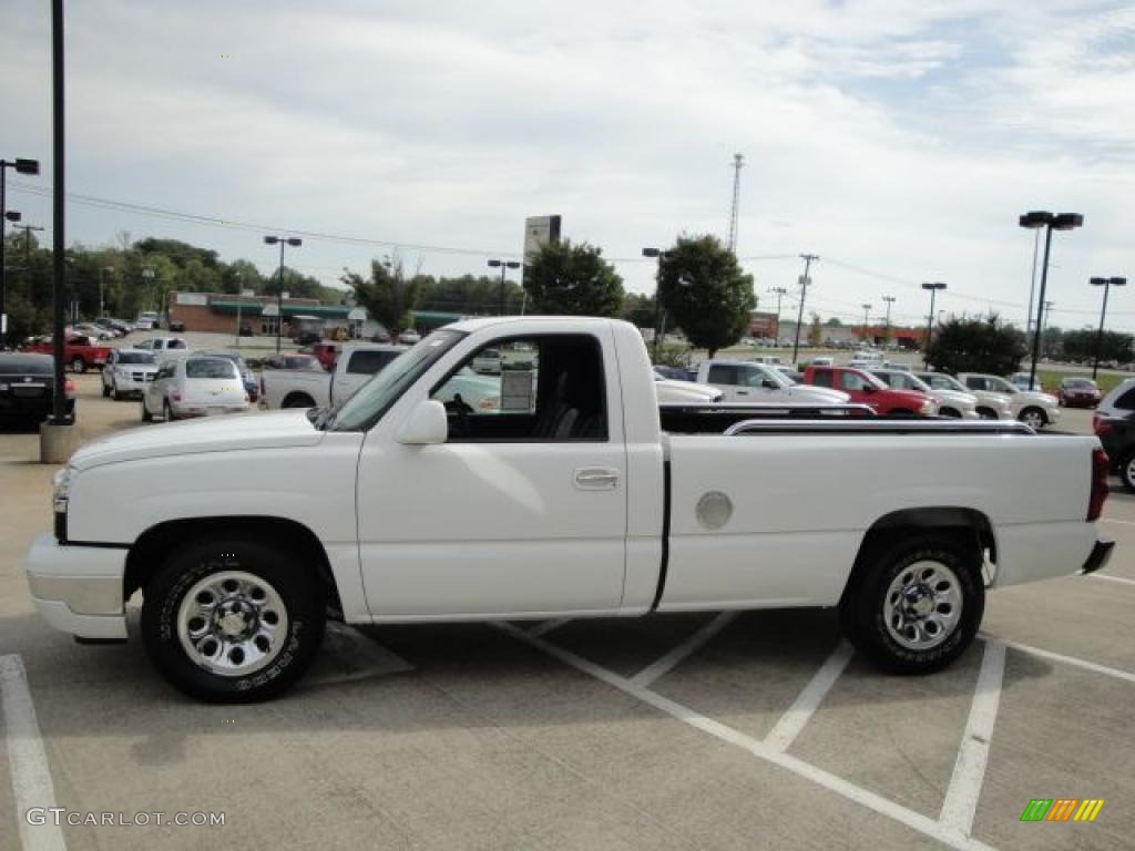 2005 Silverado 1500 Regular Cab - Summit White / Medium Gray photo #7