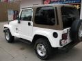 2002 Stone White Jeep Wrangler Sahara 4x4  photo #9