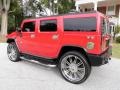 2004 Victory Red Hummer H2 SUV  photo #4