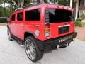 2004 Victory Red Hummer H2 SUV  photo #5