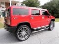 2004 Victory Red Hummer H2 SUV  photo #8