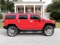 2004 Victory Red Hummer H2 SUV  photo #9