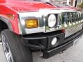2004 Victory Red Hummer H2 SUV  photo #14