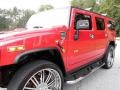 2004 Victory Red Hummer H2 SUV  photo #17