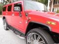 2004 Victory Red Hummer H2 SUV  photo #18